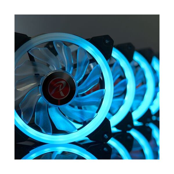 Wentylator Raijintek Iris 12 RBW ADD 3-pack + HUB + Pilot (0R40B00112)