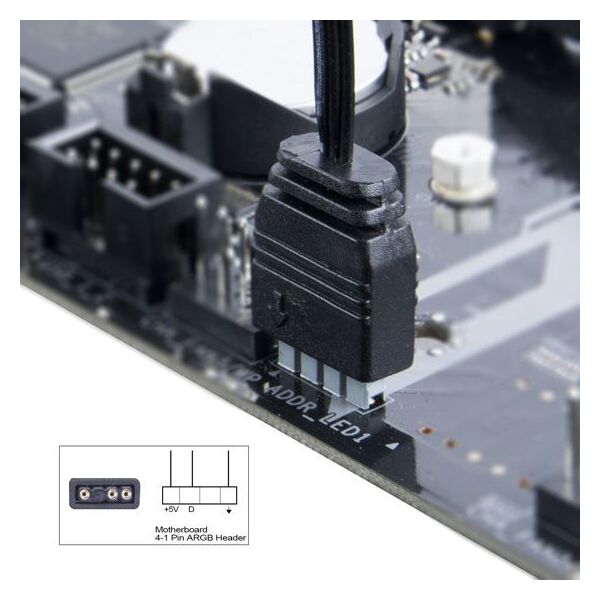 SilverStone Dwustronne paski LED ARGB LS04 2szt. (SST-LS04)