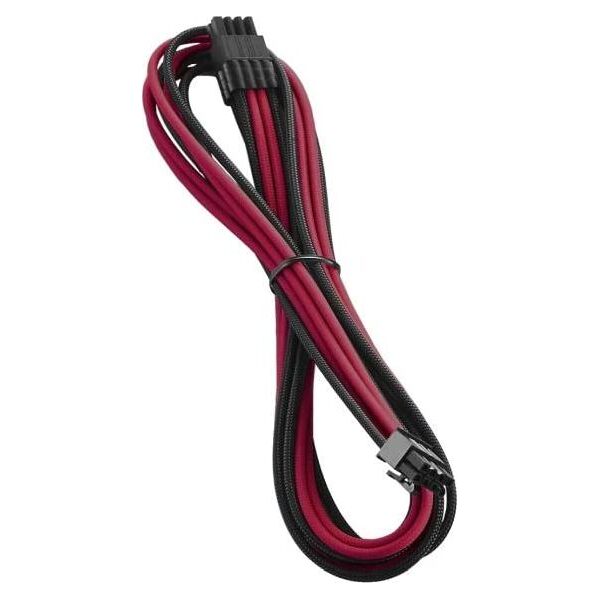 CableMod PCIe 8-pin - PCIe 8-pin, 0.6m, Czarno-czerwony (CM-PRTS-8PCI-N60KKR-3PK-R)