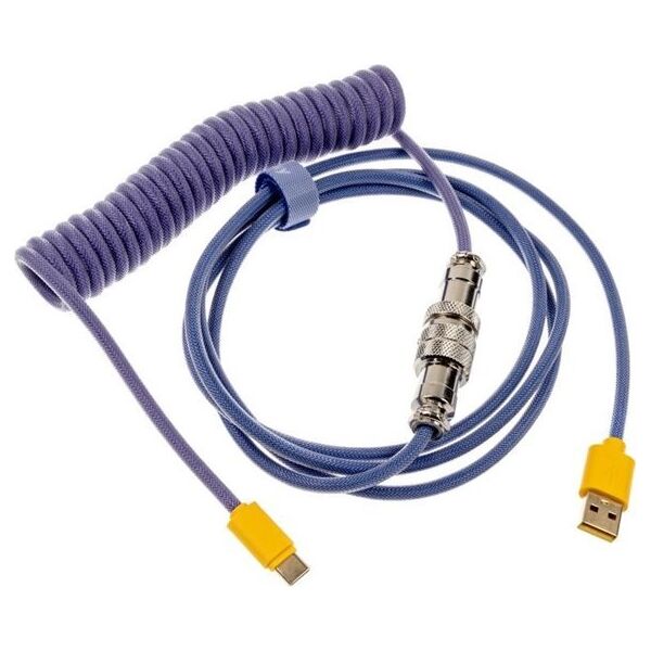 Kabel USB Ducky USB-A - USB-C 1.8 m Fioletowy (DKCC-HZCNC1)