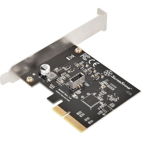 Kontroler SilverStone PCIe 3.0 x4 - 20-pin USB 3.2 Gen 2x2 (SST-ECU07)