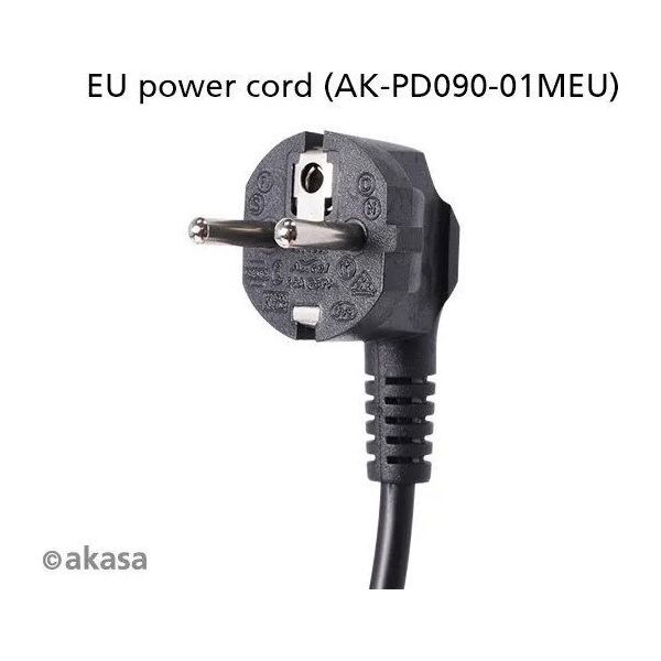 Zasilacz do laptopa Akasa AKASA zdroj 90W PSU for NUC, EU power cord
