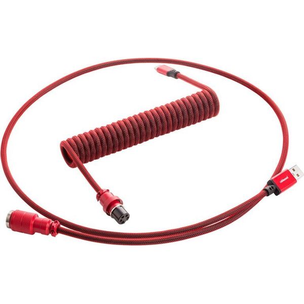 Kabel USB CableMod USB-C - USB-A 1.5 m Czerwony (CM-PKCA-CRAR-KR150KR)