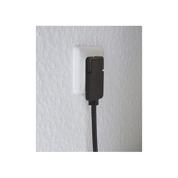 Kabel zasilający Brennenstuhl Brennenstuhl Verlängerungskabel mit Winkel-Flachstecker, 2m - schwarz