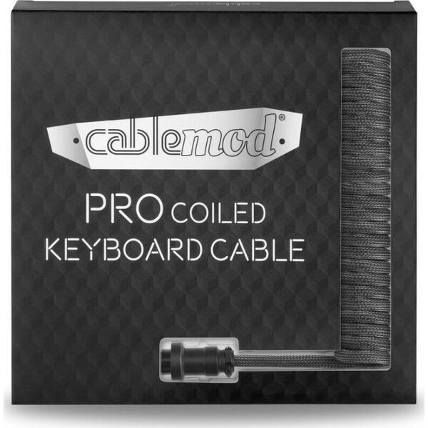 Kabel USB CableMod USB-C - USB-A 1.5 m Szary (CM-PKCA-CKAK-KC150KC-R)