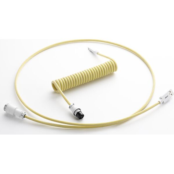 Kabel USB CableMod USB-A - USB-C 1.5 m Żółty (CM-PKCA-CWAW-YW150YW-R)