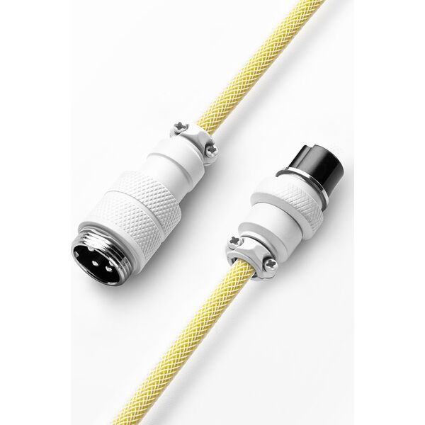 Kabel USB CableMod USB-A - USB-C 1.5 m Żółty (CM-PKCA-CWAW-YW150YW-R)