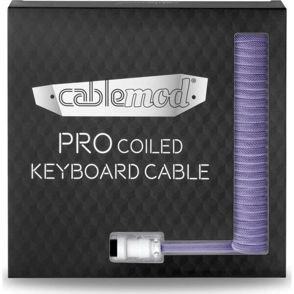 Kabel USB CableMod USB-A - USB-C 1.5 m Fioletowy (CM-PKCA-CWAW-PW150PW-R)