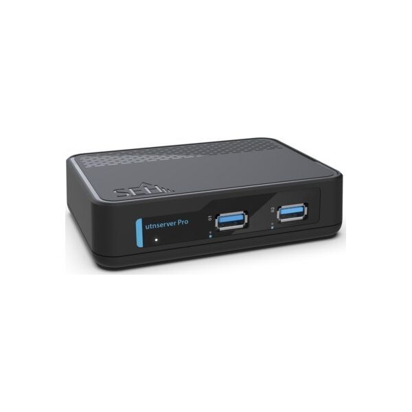 Print server SEH Utnserver Pro serwer druku Ethernet LAN Czarny