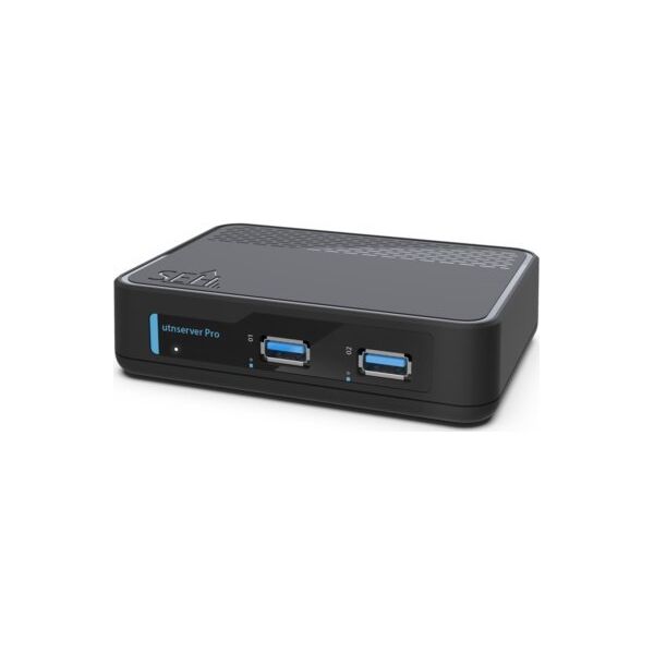 Print server SEH Utnserver Pro serwer druku Ethernet LAN Czarny