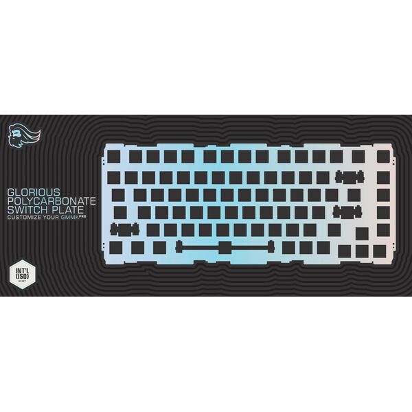 Glorious PC Gaming Race Glorious GMMK Pro 75 % Switch Plate - Polycarbonat, ISO