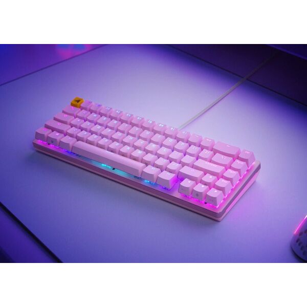 Glorious PC Gaming Race Glorious GMMK 2 Compact Tastatur - Fox Switches, ANSI-Layout, pink