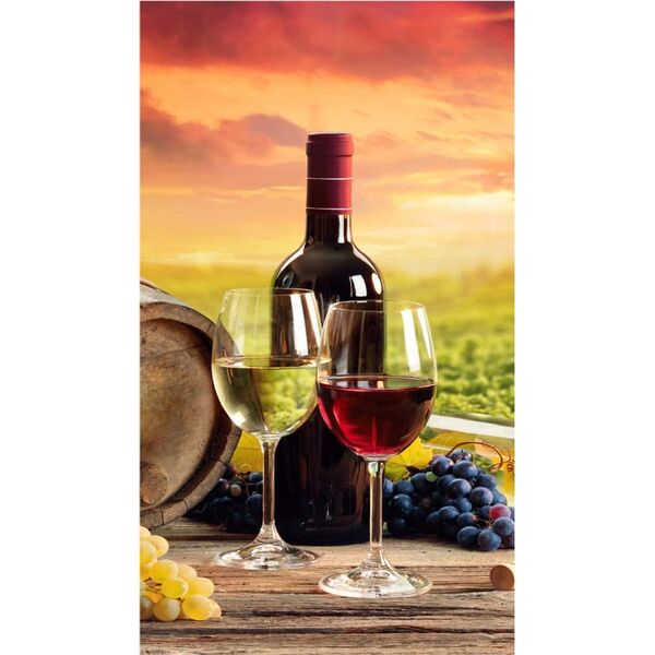 Jerry Fabrics Ręcznik bawełniany 70x140 Wino