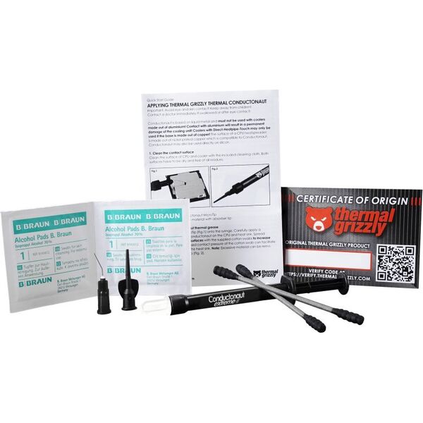 Pasta termoprzewodząca Thermal Grizzly Thermal Grizzly Conductonaut Extreme Flüssigmetall-Wärmeleitpaste - 1 Gramm