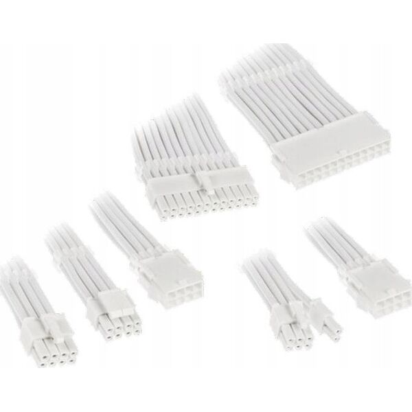 Kolink Kolink Core Adept Braided Cable Extension Kit - White
