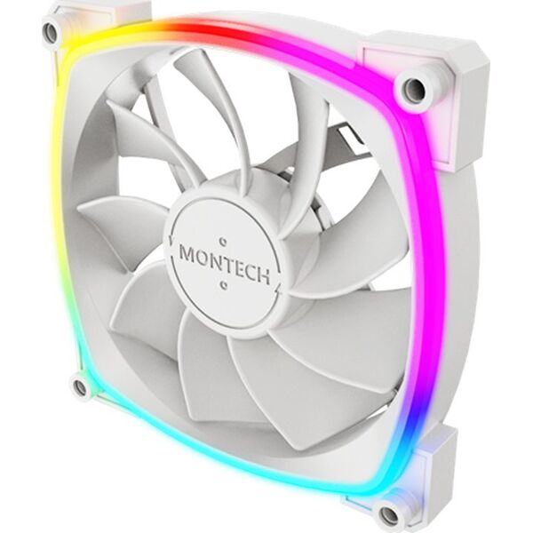 Wentylator Montech RX120 PWM biały