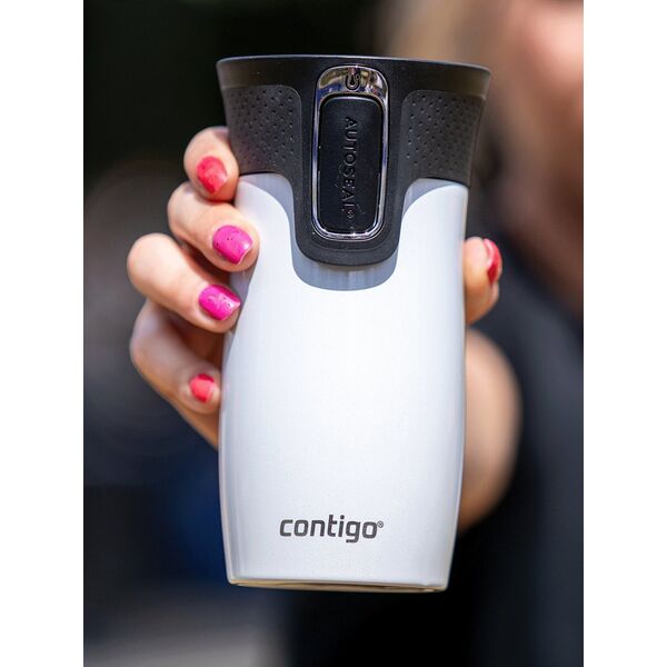 Contigo Kubek termiczny Contigo West Loop Mini 300ml - biały metalik