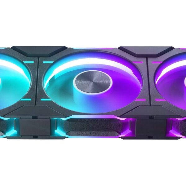 Phanteks PHANTEKS D30 PWM Reverse Airflow D-RGB fan, triple pack - 120mm, black
