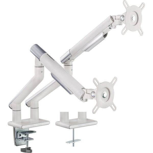 Alterzone Uchwyt biurkowy na 2 monitory 17" - 32" (ALZDARM17-32-W)