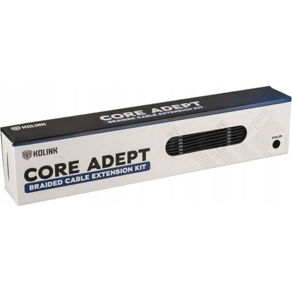Kabel zasilający Kolink Kolink Core Adept Braided Cable Extension Kit - Black