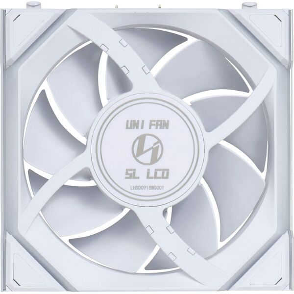 Wentylator Lian Li UNI FAN SL Wireless LCD 120 biały (12SLLCD1W1W)