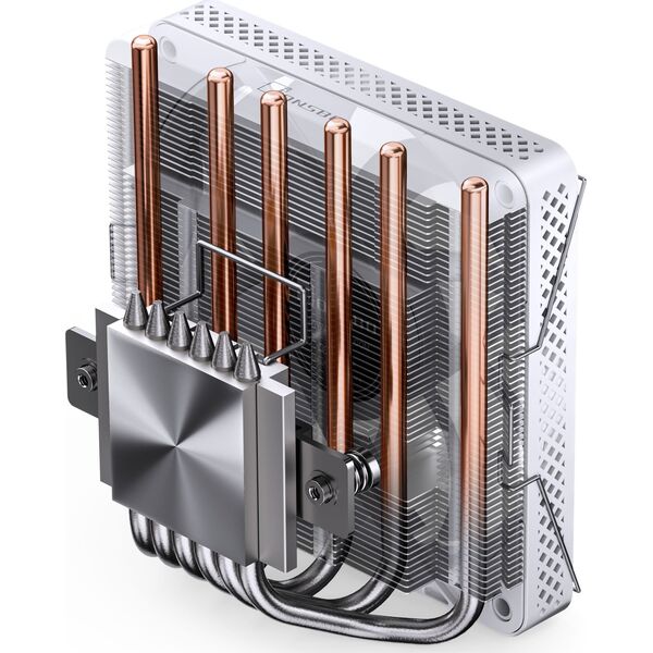 Chłodzenie CPU Jonsbo Jonsbo HP600 CPU-Kühler, 120 mm - weiß, A-RGB
