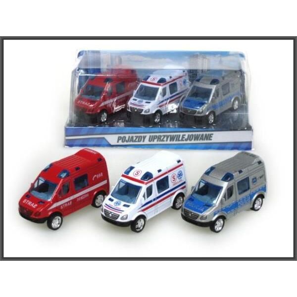 Hipo Mini van uprzywilejowany 8 cm 3 sztuki