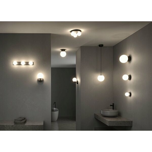 Lampa wisząca Paulmann Lampa wisząca łazienkowa GOVE LED 9W 900lm 3000K IP44 230V czarny matowy / metal /  szkło