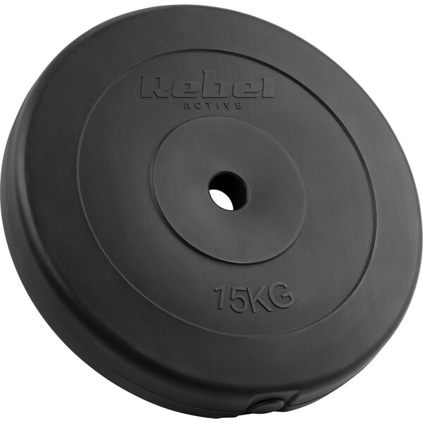 Rebel Zestaw obciążeń bitumicznych 2x15kg, otwór 31mm, talerz klasyczny, REBEL ACTIVE