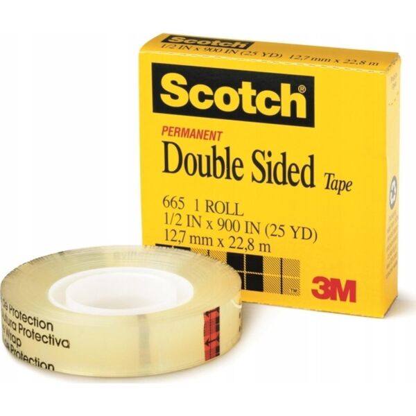 Scotch Ταινία διπλής όψης Scotch 665 12mm/22,8m 14292212 21200726538