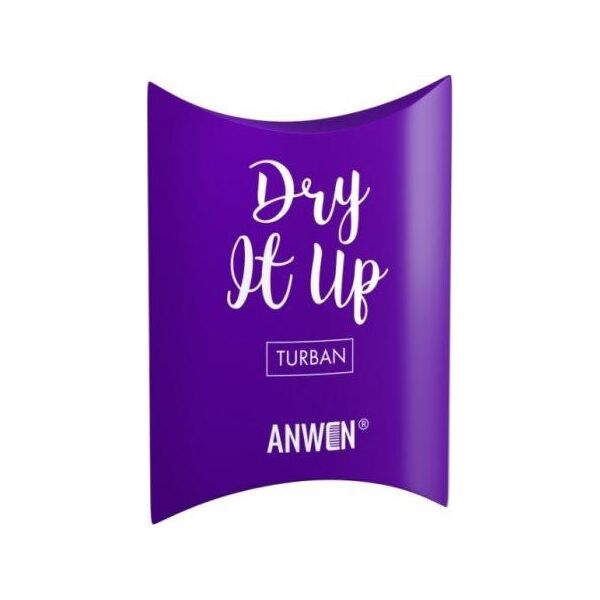 Anwen ANWEN_Dry It Up turban do włosów Czarny
