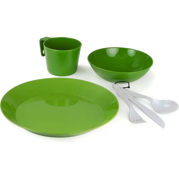 GSI Outdoors Zestaw naczyń Cascadian 1 Person Table Set Green (77313)