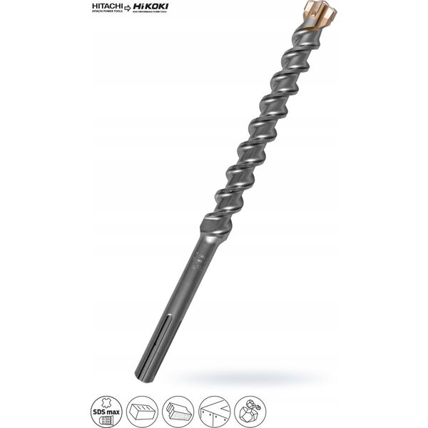 Młotowiertarka Hitachi Wiertło udarowe SDS Max 40x1320 754348