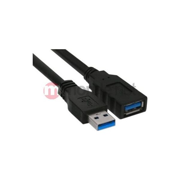 Kabel USB InLine USB-A - USB-B 2 m Czarny (35620)