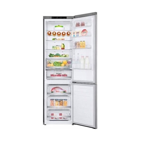 Lodówka LG LG | Šaldytuvas | GBB72PZEMN | Energy efficiency class E | Free standing | Combi | Height 203 cm | No Frost system | Šaldytuvas net capacity 277 L | Šaldiklis net capacity 107 L | 36 dB | Sidabrinis