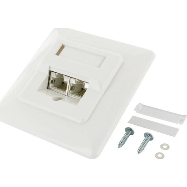 Schwaiger Schwaiger TDU2628532 gniazdko elektryczne RJ-45 Biały