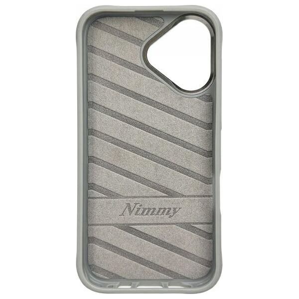Nimmy iPhone 16 6.1" case gray/gray Glasses Cool Cat