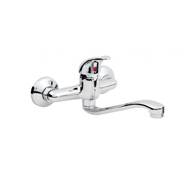 Bateria kuchenna Hydroland Jowisz ścienna chrom (B384)