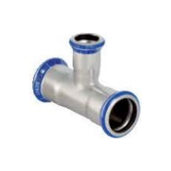 Geberit Trójnik Mapress Edelstahl redukcyjny 22 x 15 x 22mm (31206)