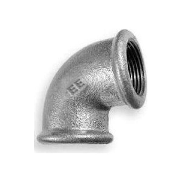 Odlewnia Zawiercie Kolano 90° 3/8" ocynk