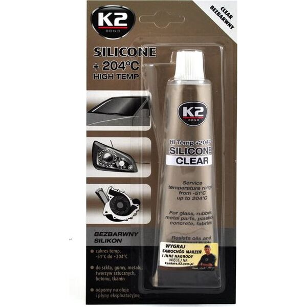 K2 K2-SILIKON BEZBARWNY 85G 350 ST.