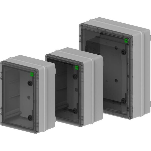 Elektro-Plast Szafka rozdzielcza hermetyczna INDUSTRIAL SR3 356x456x162mm 400V IP65 transparentna 2755-01