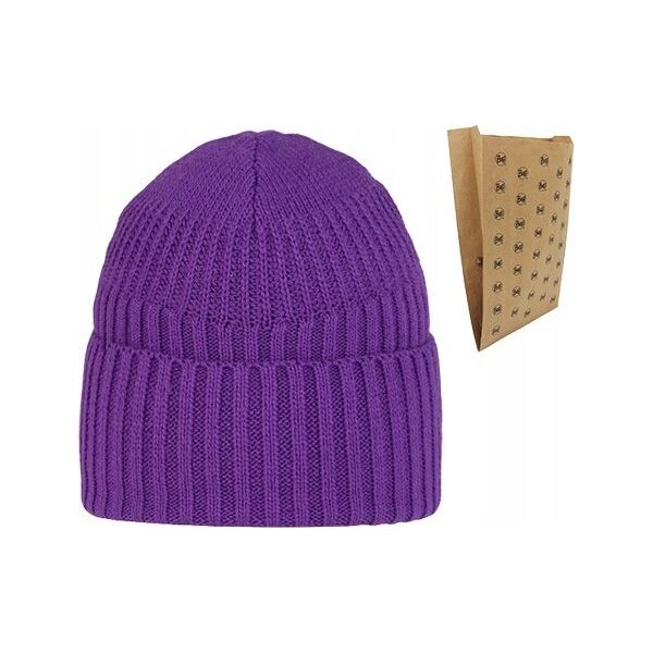Buff Buff Renso Knitted Fleece Hat Beanie 1323366051000 Fioletowe One size