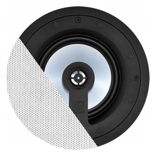 Audac AUDAC CELO6I/W Wysokiej klasy 2-drożny 6" głośnik sufitowy Wersja biała - 8Ω (RAL9016 + Logo)
