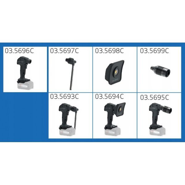 Scangrip Akumulatorowa lampa robocza z wieloma wymiennymi głowicami MULTILIGHT BODY 03.5696C