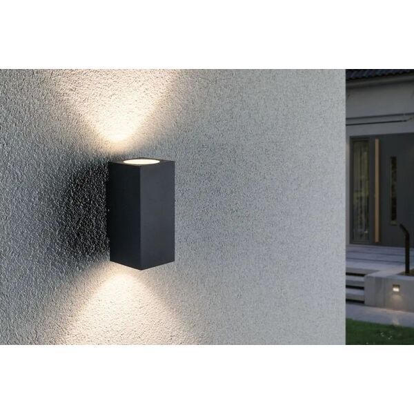 Kinkiet Paulmann Oprawa elewacyjna FLAME LED 2X3.5W 2X260lm 3000K IP44 230V antracyt
