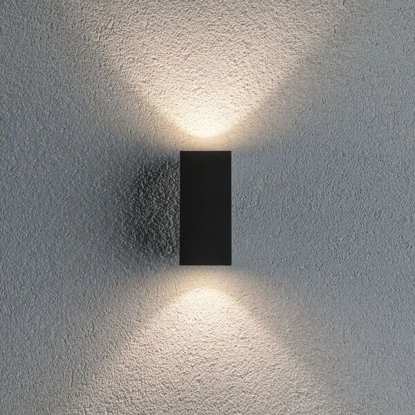 Kinkiet Paulmann Oprawa elewacyjna FLAME LED 2X3.5W 2X260lm 3000K IP44 230V antracyt