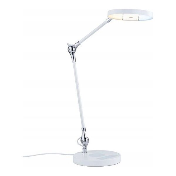 Lampka biurkowa Paulmann Lampka biurkowa NUMIS QI LED 11W 2700K-6500K 1000lm DIM + ładowanie indukcyjne 230V biały / aluminium