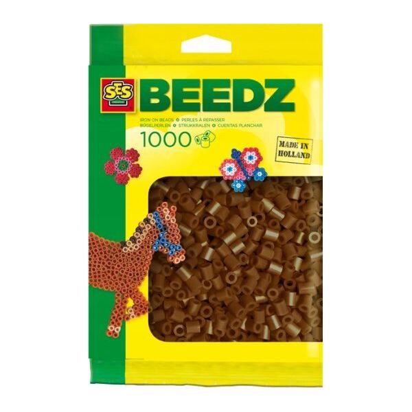 SES SES Koraliki do prasow.1000szt c.brąz 00725 07256