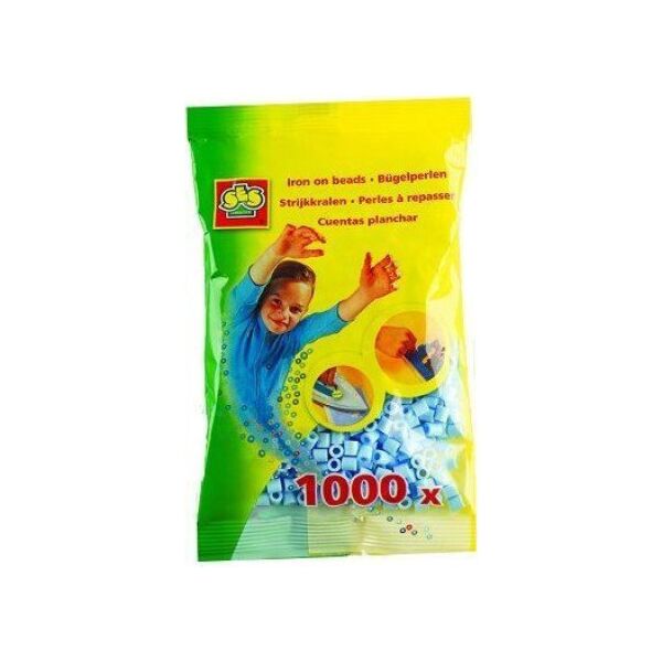 SES SES Koraliki do prasow.1000szt niebies 00704 07041